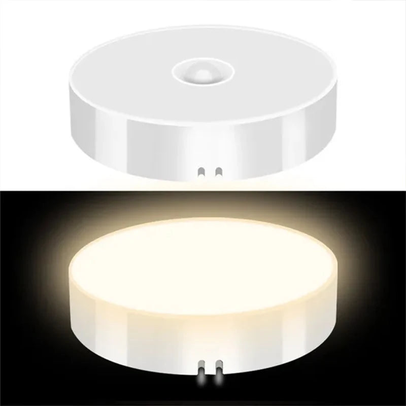 PIR Motion Sensor LED Night Light (USB Rechargeable)