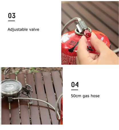 Outdoor Gas Stove with Cook Pot