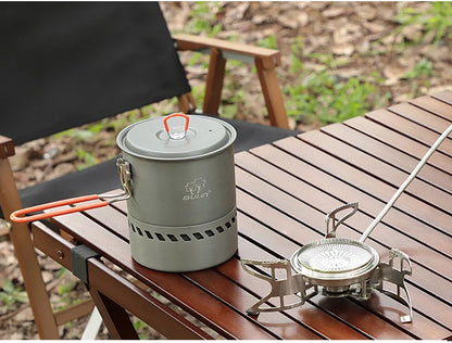 Outdoor Gas Stove with Cook Pot