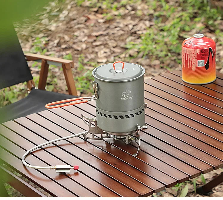 Outdoor Gas Stove with Cook Pot