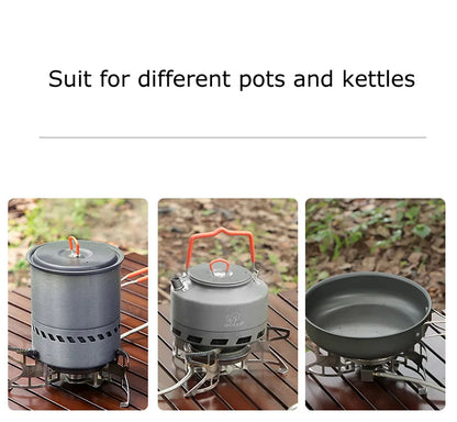Outdoor Gas Stove with Cook Pot