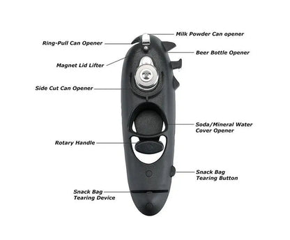 Multi-Function Tin, Jar & Bottle Opener