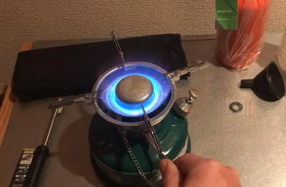 Camping Gasoline & Oil Stove with Silencer