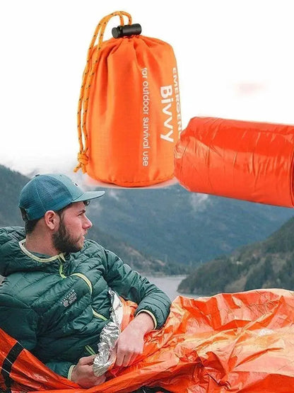 Emergency Thermal Sleeping Bag (1–5 Pack)