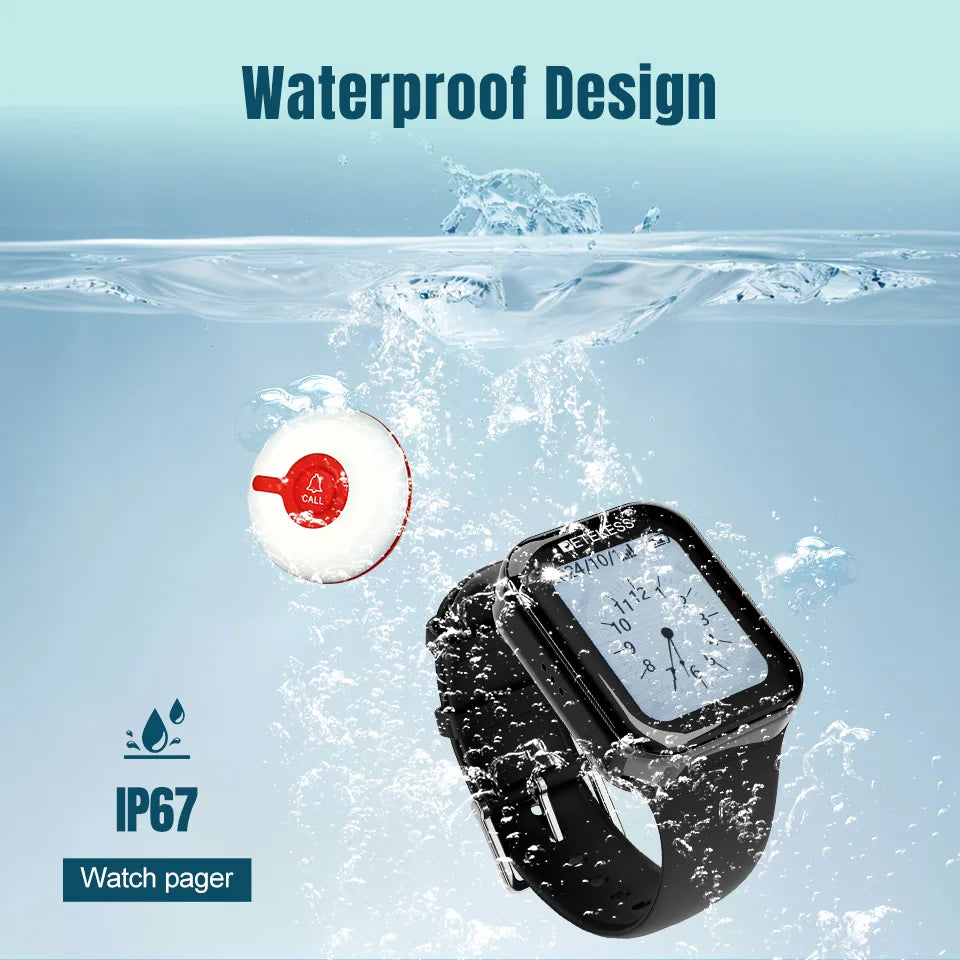 Retekess Wireless Caregiver Call System (Pager & SOS Alert)