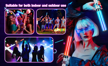 K-Pop Color Changing Lightstick (15 Colors, Reusable)