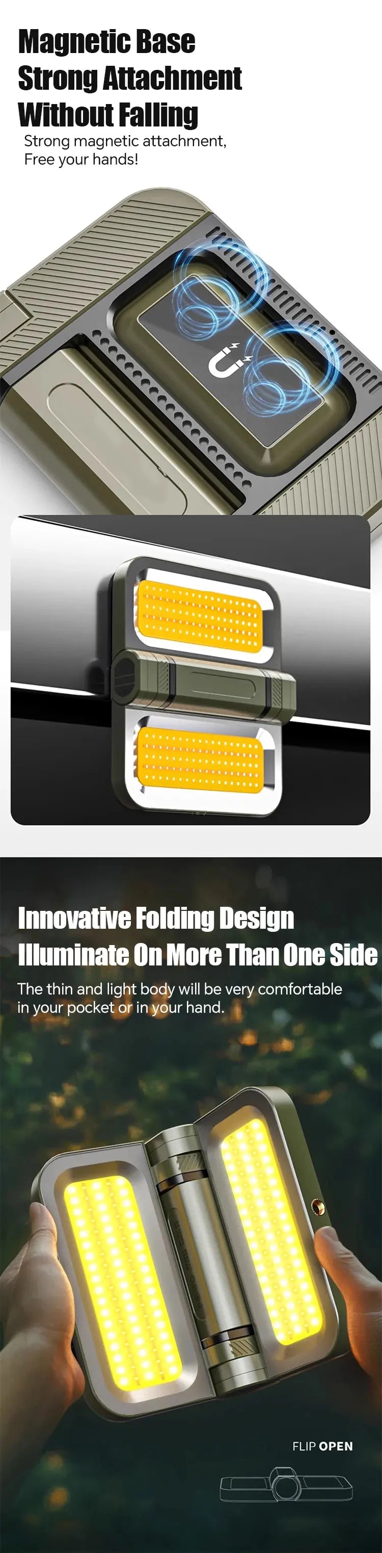 Super Bright Solar Camping Lantern (2000LM, 5000mAh)