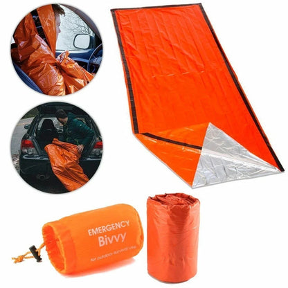 Emergency Thermal Sleeping Bag (1–5 Pack)