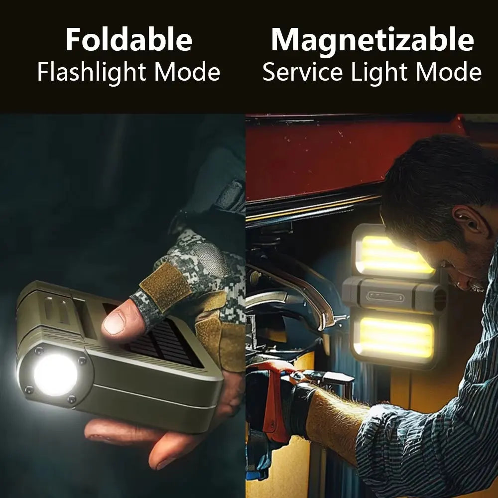 Super Bright Solar Camping Lantern (2000LM, 5000mAh)