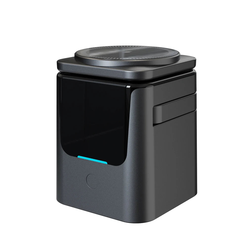 Magnetic 3-in-1 Wireless Charging Station (15W)