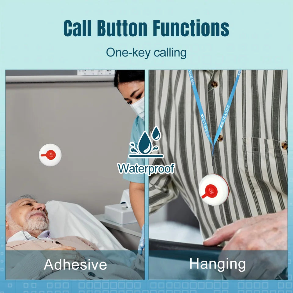 Retekess Wireless Caregiver Call System (Pager & SOS Alert)