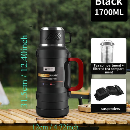 Stainless Steel Thermos Bottle (72H Thermal)