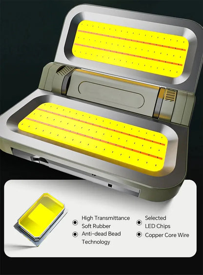 Super Bright Solar Camping Lantern (2000LM, 5000mAh)