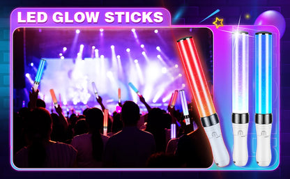 K-Pop Color Changing Lightstick (15 Colors, Reusable)