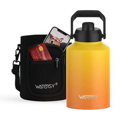 Large Capacity Insulated Water Bottle (64/87/128oz)