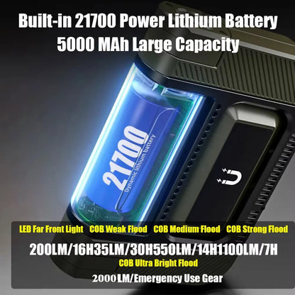 Super Bright Solar Camping Lantern (2000LM, 5000mAh)