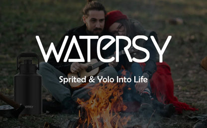 Large Capacity Insulated Water Bottle (64/87/128oz)