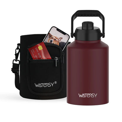 Large Capacity Insulated Water Bottle (64/87/128oz)