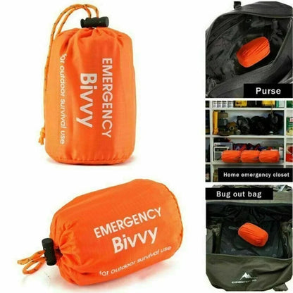 Emergency Thermal Sleeping Bag (1–5 Pack)