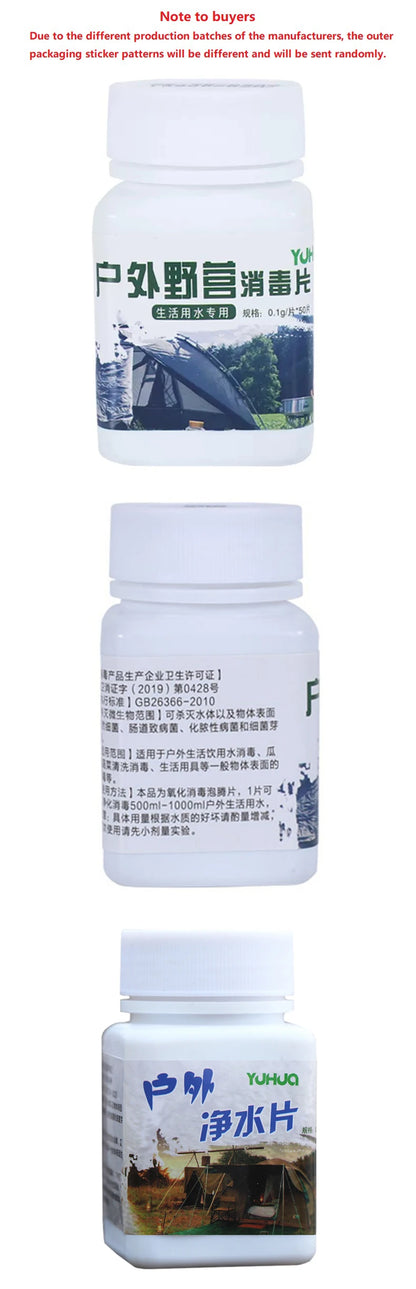 Water Purification Tablets (Emergency & Survival)