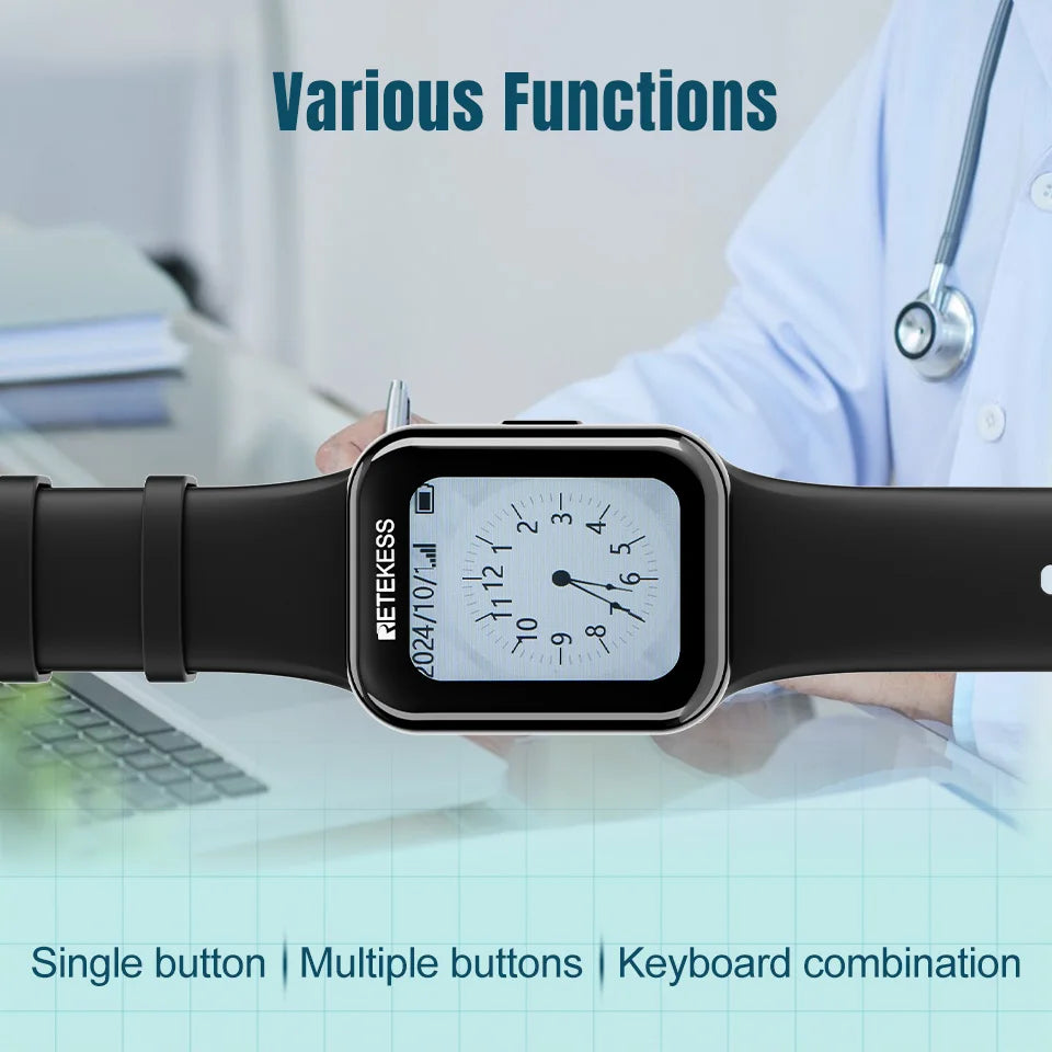 Retekess Wireless Caregiver Call System (Pager & SOS Alert)