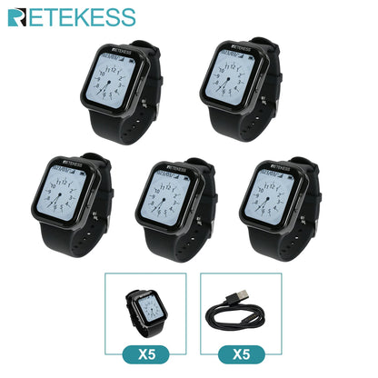 Retekess Wireless Caregiver Call System (Pager & SOS Alert)