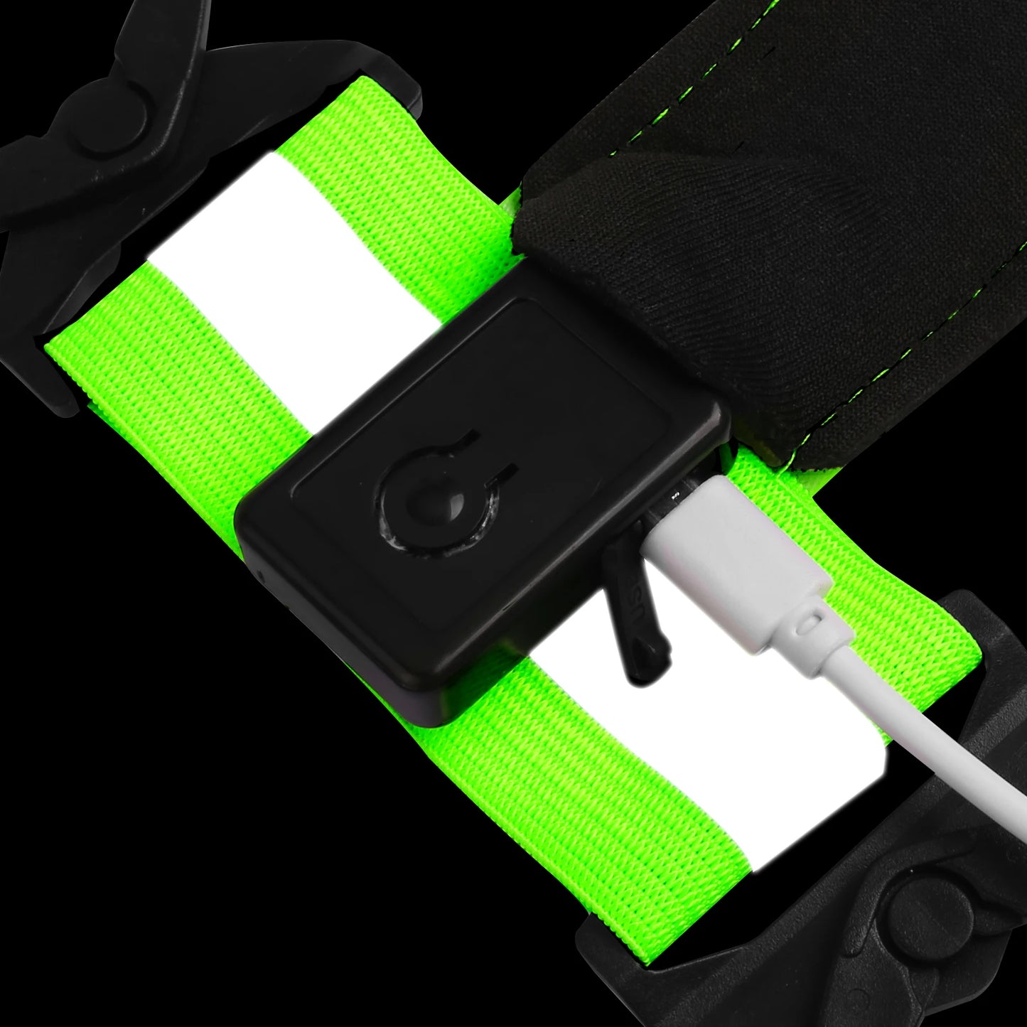 LED Reflective Running Vest (USB Rechargeable)