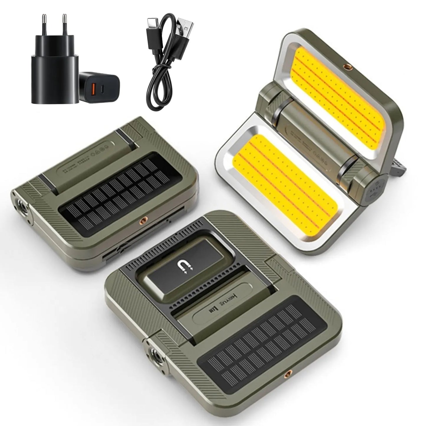 Super Bright Solar Camping Lantern (2000LM, 5000mAh)