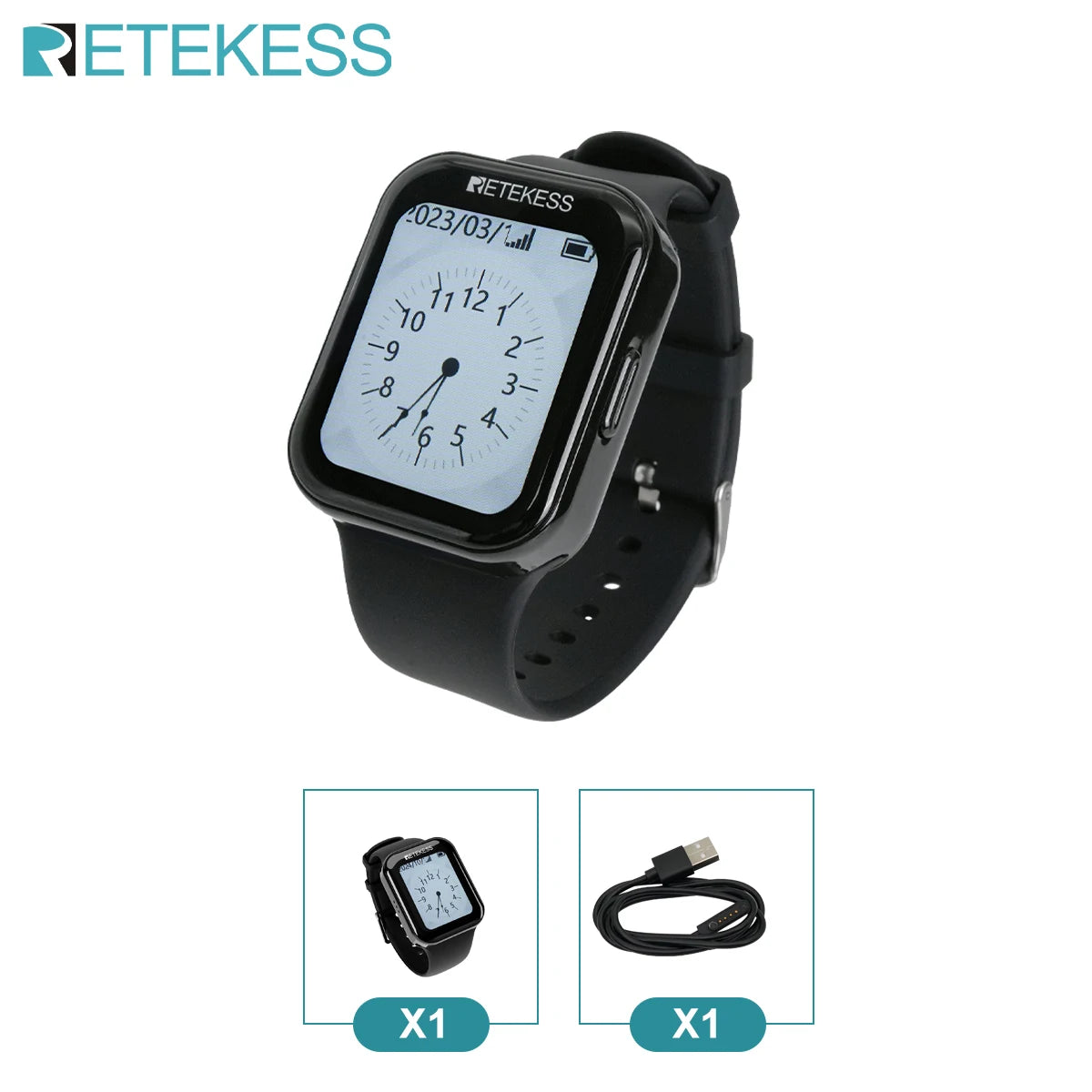 Retekess Wireless Caregiver Call System (Pager & SOS Alert)