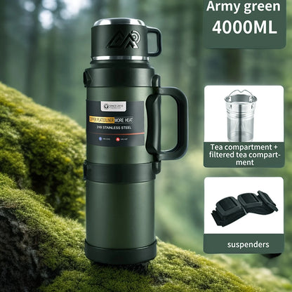 Stainless Steel Thermos Bottle (72H Thermal)