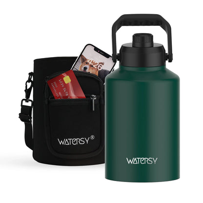 Large Capacity Insulated Water Bottle (64/87/128oz)