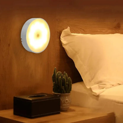 PIR Motion Sensor LED Night Light (USB Rechargeable)