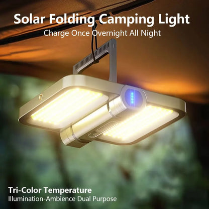 Super Bright Solar Camping Lantern (2000LM, 5000mAh)